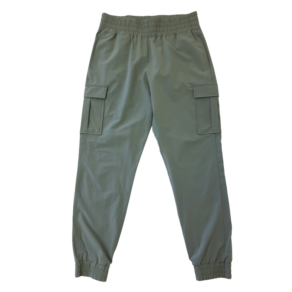 Sage Green Cargo‎ Jogger Pants Elastic Waist Utility Hiking Trousers Men's M